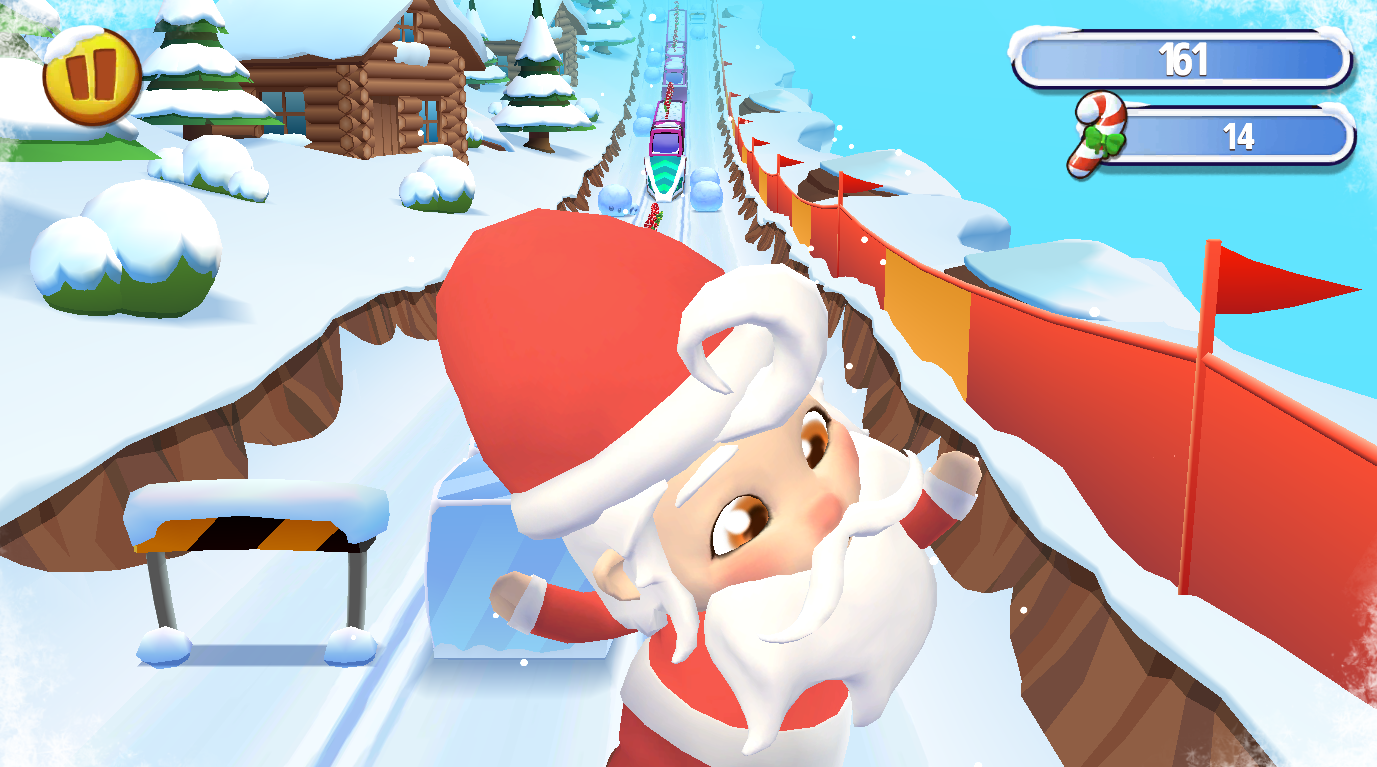 Santa Run Game Screenshot